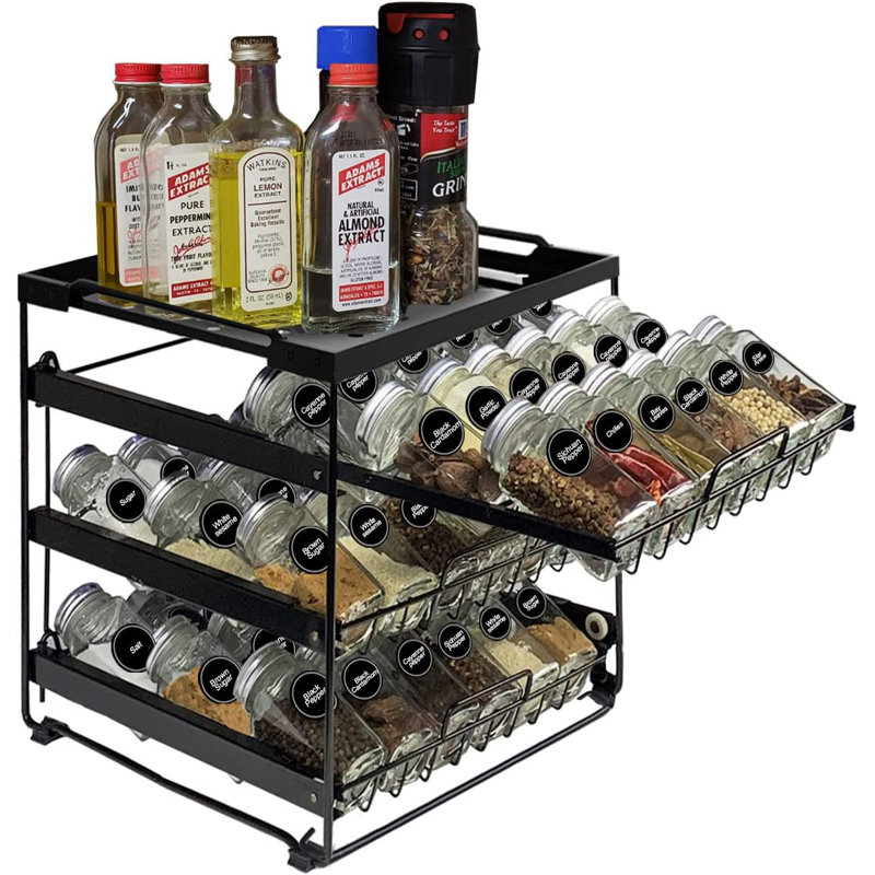 Prep & Savour FreeStanding Spice Rack Wayfair